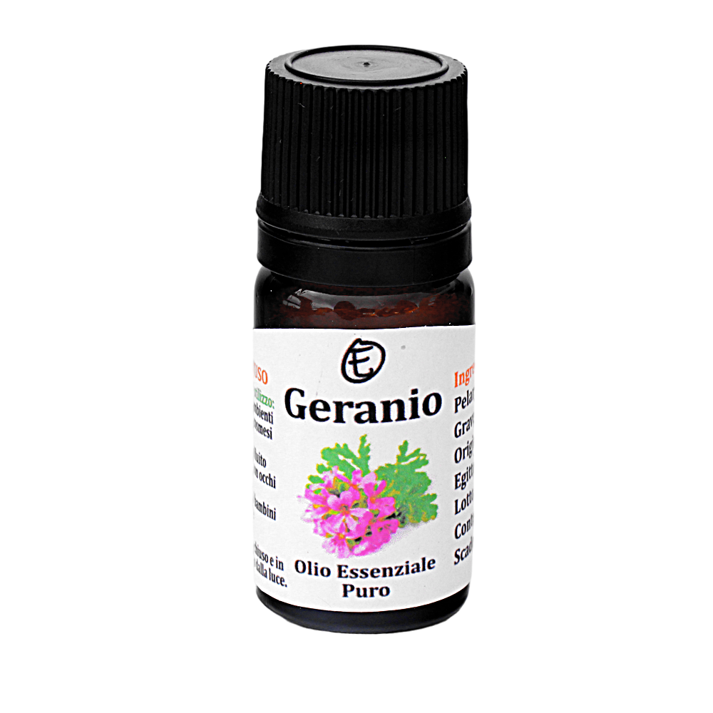 Geranio olio essenziale puro 5 ml origine Sardegna