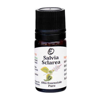 Salvia sclarea olio essenziale puro 5 ml origine Sardegna