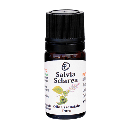 Salvia sclarea olio essenziale puro 5 ml origine Sardegna