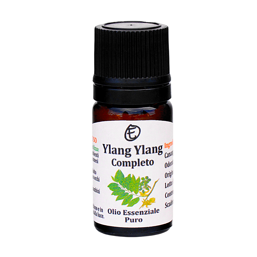 Ylang Ylang olio essenziale completo puro Bio 5 ml
